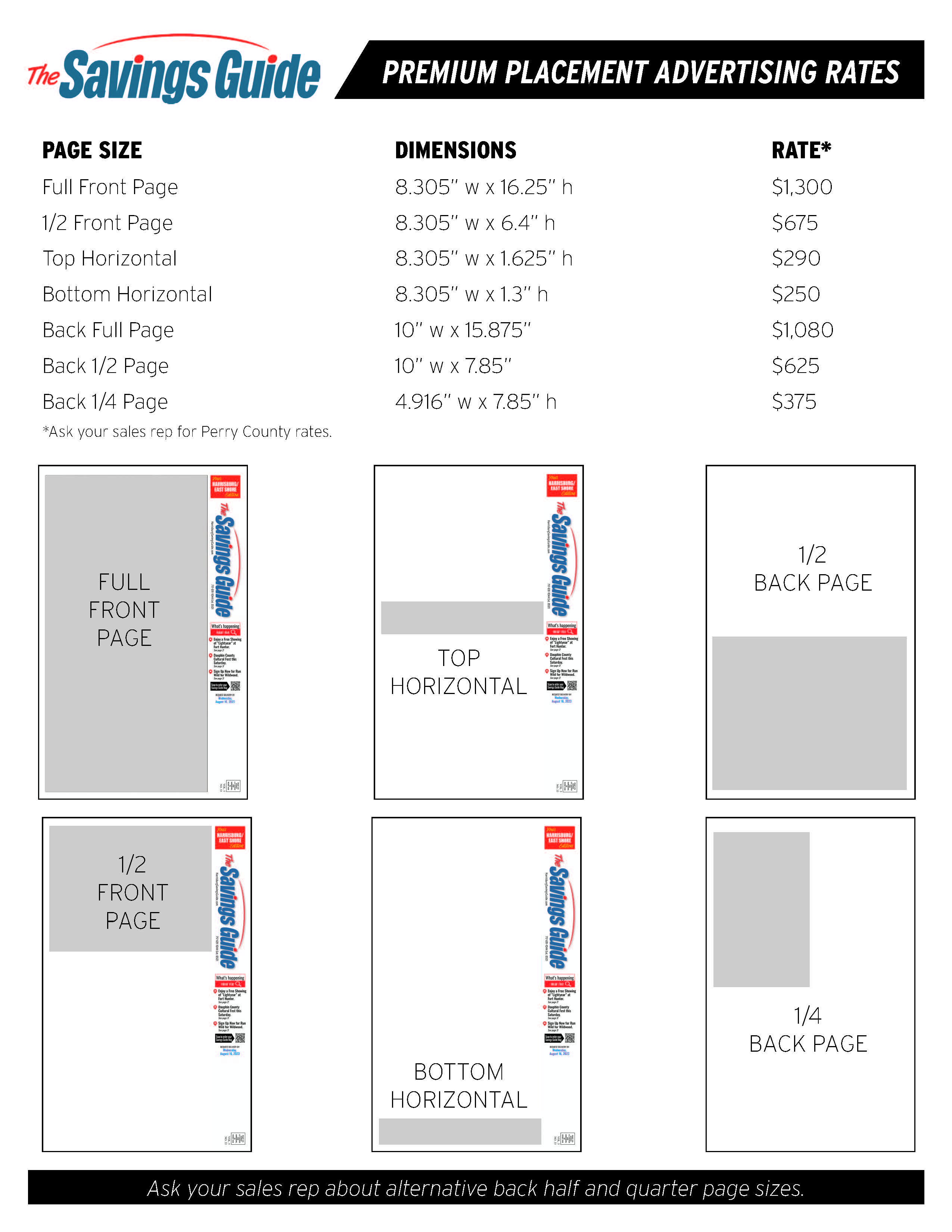 Rate Card Page 1